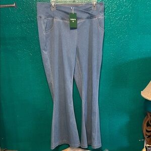 Halara denim Women's wide leg flare